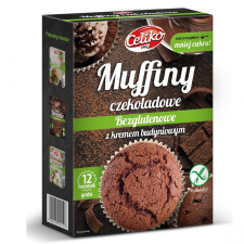 Celiko muffin lisztkeverék étcsokoládé darabokkal és pudinggal 310 g reform élelmiszer