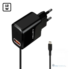 CELLECT 12W HS-H47 Hálózati töltő Micro USBcsatlakozó,2.4A mobiltelefon kellék