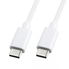 CELLECT Adatkábel Type-C Type-C, Fehér kábel és adapter