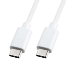 CELLECT Adatkábel Type-C Type-C, Fehér kábel és adapter