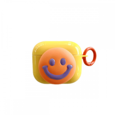 CELLECT Airpods 1,2 smile szilikon tok, Narancssárga (AIRPODS-FUNNY-SMILE) fülhallgató, fejhallgató tok