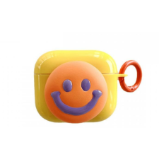 CELLECT Airpods 1/2 Smile szilikon tok, narancssárga (AIRPODS-FUNNY-SMILE) fülhallgató, fejhallgató tok