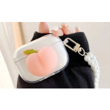 CELLECT Airpods 3 szilikon tok, barack (AIRPODS3-FUNNY-PEACH) fülhallgató, fejhallgató tok