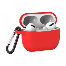 CELLECT Airpods Pro szilikon tok, Piros, 2.5mm fülhallgató, fejhallgató tok