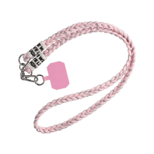 CELLECT Fonott szövet nyakbaakasztó telefontokhoz, pink (LANM-FAB-P) tok és táska