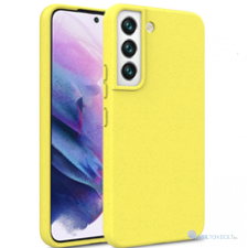 CELLECT GoGreen Samsung A33 5G, Sárga tok és táska