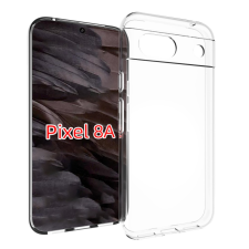 CELLECT Google Pixel 8a vékony szilikon hátlap, Átlátszó (TPU-GOOGLE-P8A-TP) tok és táska