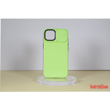 CELLECT iPhone14 Pro Max TPU+PC csúsz. kamerav. tok,Zöld tok és táska