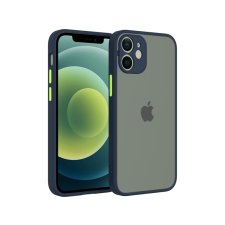 CELLECT iPhone 13 Mini műanyag tok, kék-zöld (CEL-MATT-IPH1354-BLG) tok és táska