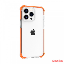 CELLECT iPhone 13 Pro Max ütésálló szilikon hátlap, Narancs tok és táska