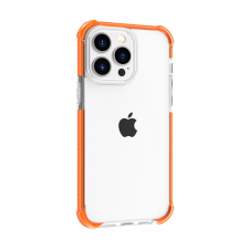CELLECT iPhone 13 Pro ütésálló szilikon hátlap, Narancs tok és táska