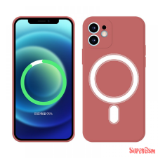 CELLECT iPhone 14 Pro Max mágneses szilikon tok, Piros tok és táska