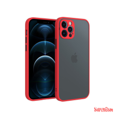 CELLECT iPhone 14 Pro Max műanyag tok, piros, fekete tok és táska