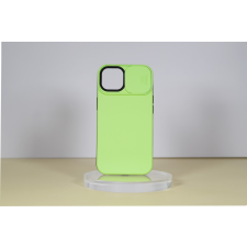 CELLECT iPhone 14 Pro TPU+PC csúsz. kameravédős tok,Zöld tok és táska