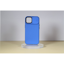 CELLECT iPhone 14 TPU+PC csúsz. kameravédős tok,S.kék tok és táska