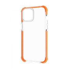 CELLECT iPhone 14 ütésálló szilikon tok átlátszó-narancssárga (CEL-SCK-IPH1461-O) tok és táska