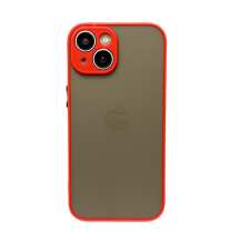 CELLECT iPhone 15 Plus műanyag tok, piros-fekete tok és táska