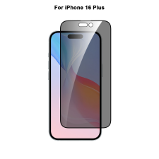 CELLECT iPhone 16 Plus/ 15 Plus betekintésmentes üvegfólia (LCD-IPH16P-PRIVACY) mobiltelefon kellék
