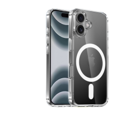 CELLECT iPhone 16 Plus mágneses szilikon tok, Átlátsz. tok és táska