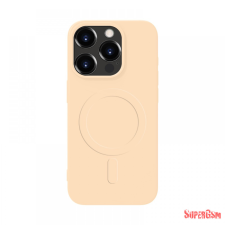 CELLECT iPhone 16 Pro mágneses szilikon tok, Édes barack tok és táska