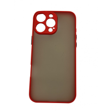 CELLECT iPhone 16 Pro Max műanyag tok, piros-fekete tok és táska