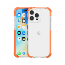 CELLECT iPhone 16 Pro Max ütésálló szilikon hátlap, Narancs tok és táska