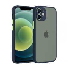 CELLECT iPhone 16e műanyag tok, kék-zöld (CEL-MATT-IPH16E-BLG) tok és táska