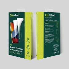 CELLECT iPhone 17 Air applikátor 2 üvegfóliával (LCD-IPH17A-APP) mobiltelefon kellék
