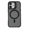 CELLECT iPhone 17 mágneses kamera kitámasztós tok, Fekete