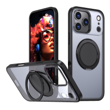 CELLECT iPhone 17 Pro mágneses 360° forgatható tok, Fekete tok és táska