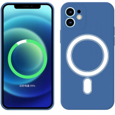 CELLECT Mágneses szilikon tok iPhone 14 Pro kék tok és táska
