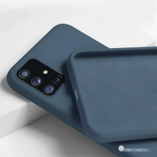 CELLECT Premium szilikon tok, iPhone 14 Pro Max, Kék tok és táska
