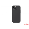 CELLECT Premium szilikon tok, iPhone 15, Fekete