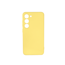 CELLECT Premium szilikon tok, Samsung S23, Sárga tok és táska