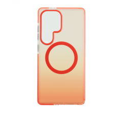 CELLECT Samsung Galaxy S25 Ultra mágneses Telefon tok - Narancssárga/Átlátszó (5999112888444) tok és táska