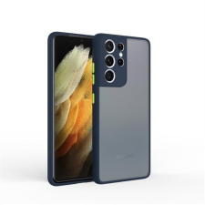 CELLECT Samsung S21 Ultra műanyag tok, kék,zöld tok és táska