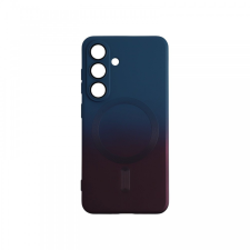 CELLECT Samsung S25 mágneses design tok, Sötétkék-Pink tok és táska