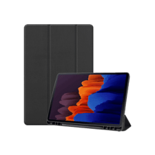 CELLECT Samsung Tab S7 Plus 12.4" T970/T975 tok tolltartóval, Fekete tablet tok