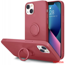 CELLECT szilikon tok gyűrűvel,iPhone12 Mini,Mályva tok és táska
