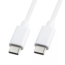 CELLECT USB C - USB C adat és töltőkábel 1m Fehér kábel és adapter