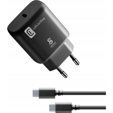 Cellular Line Cellularline ACHSMKITC2CPD25WK mobiltelefon töltő Okostelefon Fekete Váltakozó áram Beltéri (ACHSMKITC2CPD25WK) mobiltelefon kellék