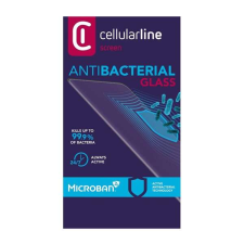 CELLULARLINE ANTIBIOM képernyővédő üveg (antibakteriális, ultravékony, 9H) FEKETE Apple iPhone 12... mobiltelefon kellék