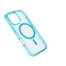 CELLULARLINE ikonikus hátlap Magsafe támogatással Apple iphone 16 Pro készülékhez, átlátszó/világoskék ICONICMAGIPH16PROG tok és táska
