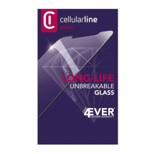 CELLULARLINE LONG LIFE képernyővédő üveg (3D, ultravékony, 0.2mm, 9H) FEKETE mobiltelefon kellék