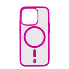 CELLULARLINE Pop MagSafe Case MAG Apple iPhone 15 Pro Max hátlap rózsaszín átlátszó (POPMAGIPH15PRMF) tok és táska