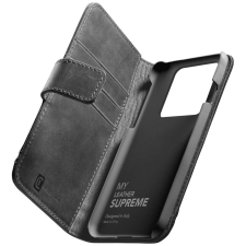 CELLULARLINE Supreme Case Booklet Apple iPhone 14 Pro Max hátlap fekete (SUPREMECIPH14PRMK) (SUPREMECIPH14PRMK) - Telefontok tok és táska