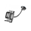 CELLULARLINE Universal holder with suction cup Pilot Flexi for mobile phones Black PILOTFLEXIK