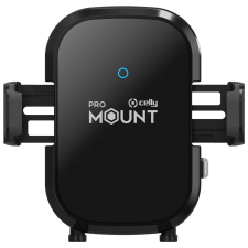 CELLY Mountcharge15 2.3" - 3.5" Mobiltelefon autós tartó/töltő - Fekete mobiltelefon kellék