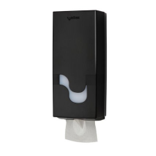 CELTEX Megamini hajtogatott toalettpapír adagoló ABS fekete adagoló