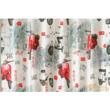  Celtic-Ruta- bézs alapon piros és fekete motor lakástextília